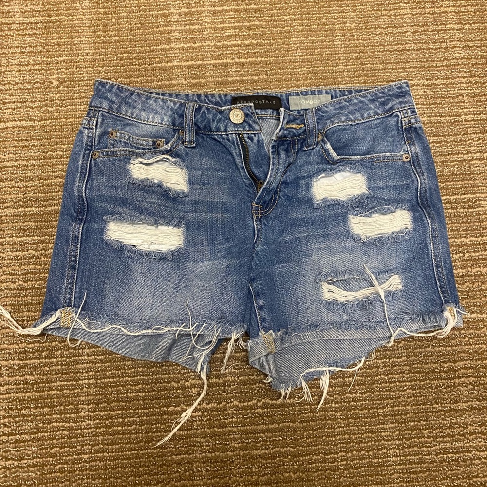 Aeropostale denim shorts size 0